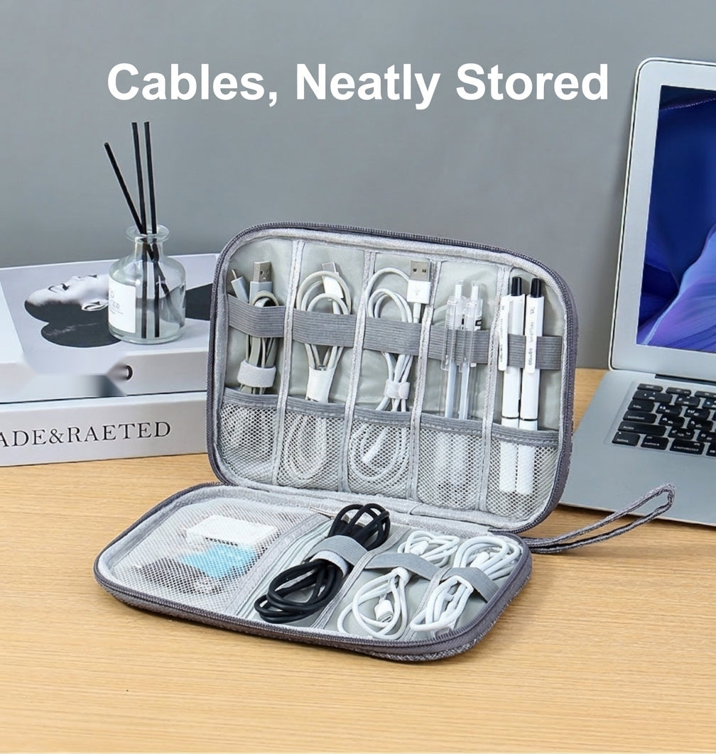 Car Storage Organizer Bag for Cables & Accessories