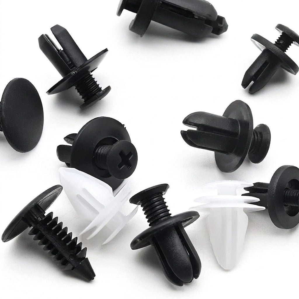 100PCS Box Car Snap Box 100PCS Combo Set Nylon Clip Bumper Universal Buckle