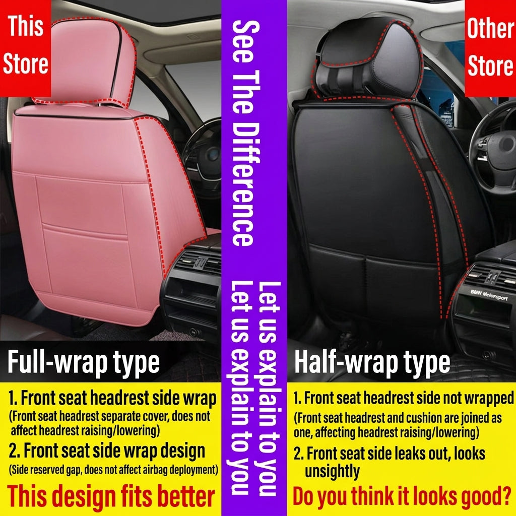 Bingsi car seat cushion light luxury all-inclusive Nappa leather car seat cushion new all-season five-seat universal car cushion cover wholesale