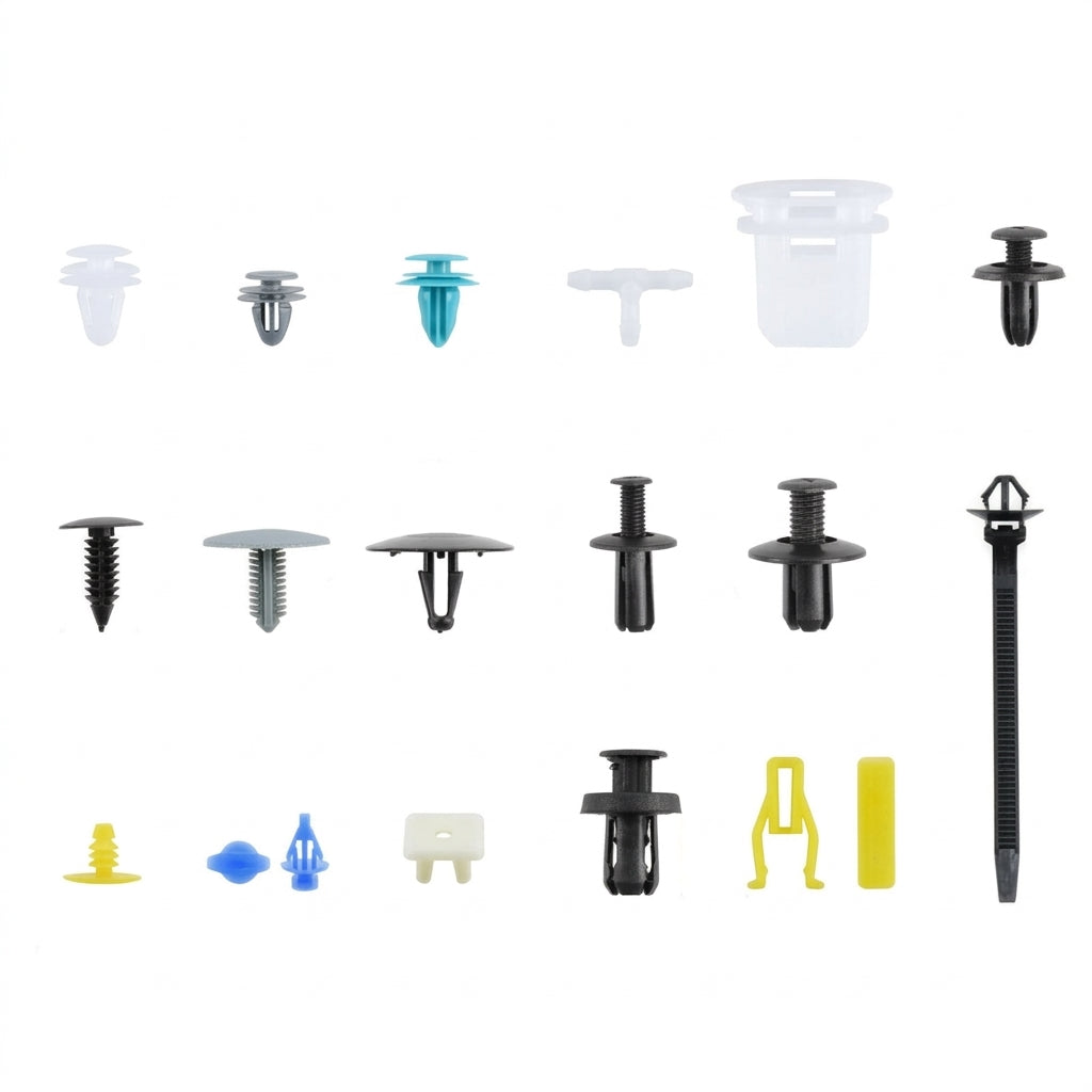 Car Buckle Assortment Set - 17 Types Universal