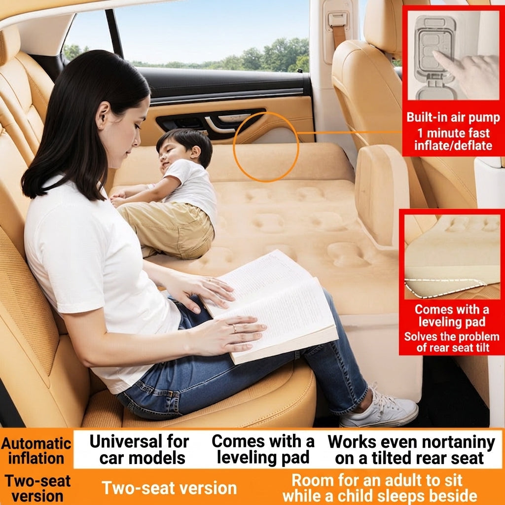 Car air bed car air bed car rear seat sleeping pad car children sleeping artifact car travel mattress