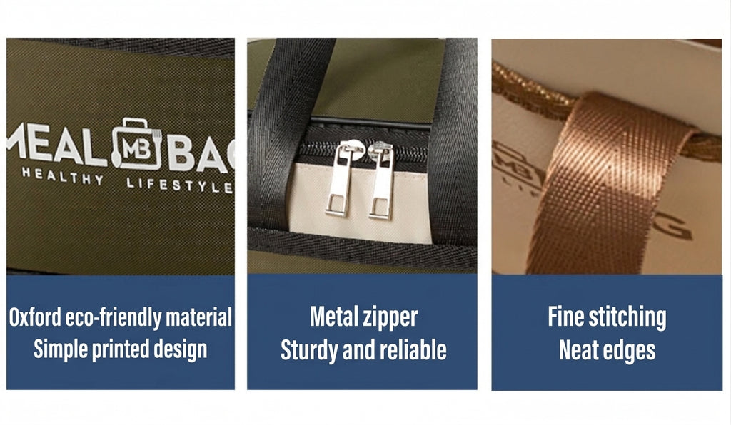 Insulated Lunch Bag, Waterproof Bento Tote