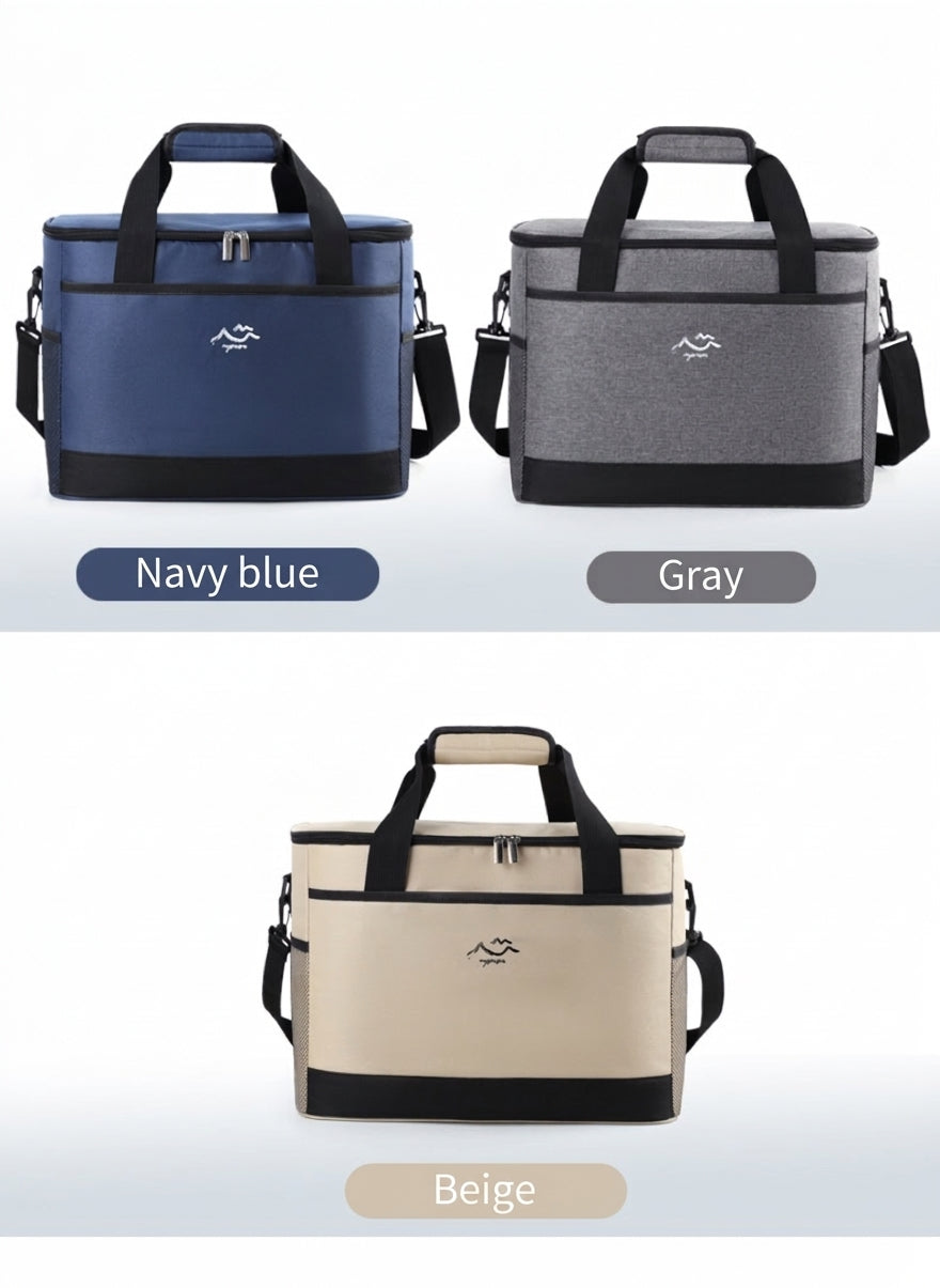 Insulated Cooler Bag, Portable Cold Storage