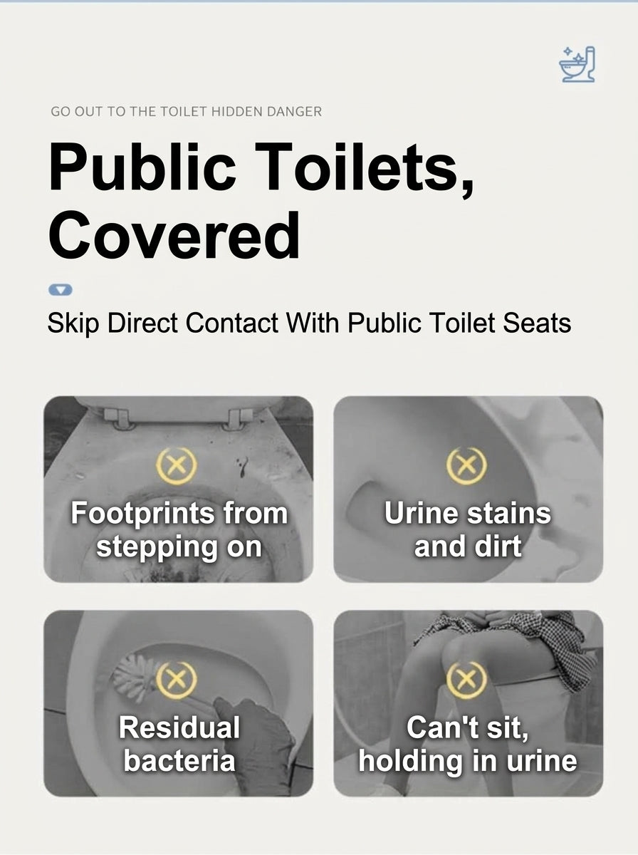 Cross-border English disposable toilet mat, individually packaged, thickened, all-season portable travel hotel seat mat