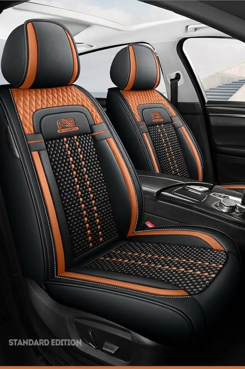 Car seat cushion new all-enclosed special seat cover four seasons universal leather seat cover summer ice silk cartoon seat cushion cover