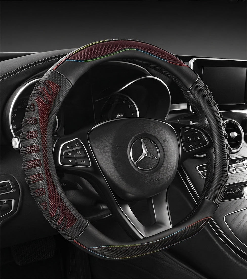 Four-season universal honeycomb sports handlebar covers, steering wheel covers, anti-slip modification covers, cross-border Douyin one-piece dropshipping