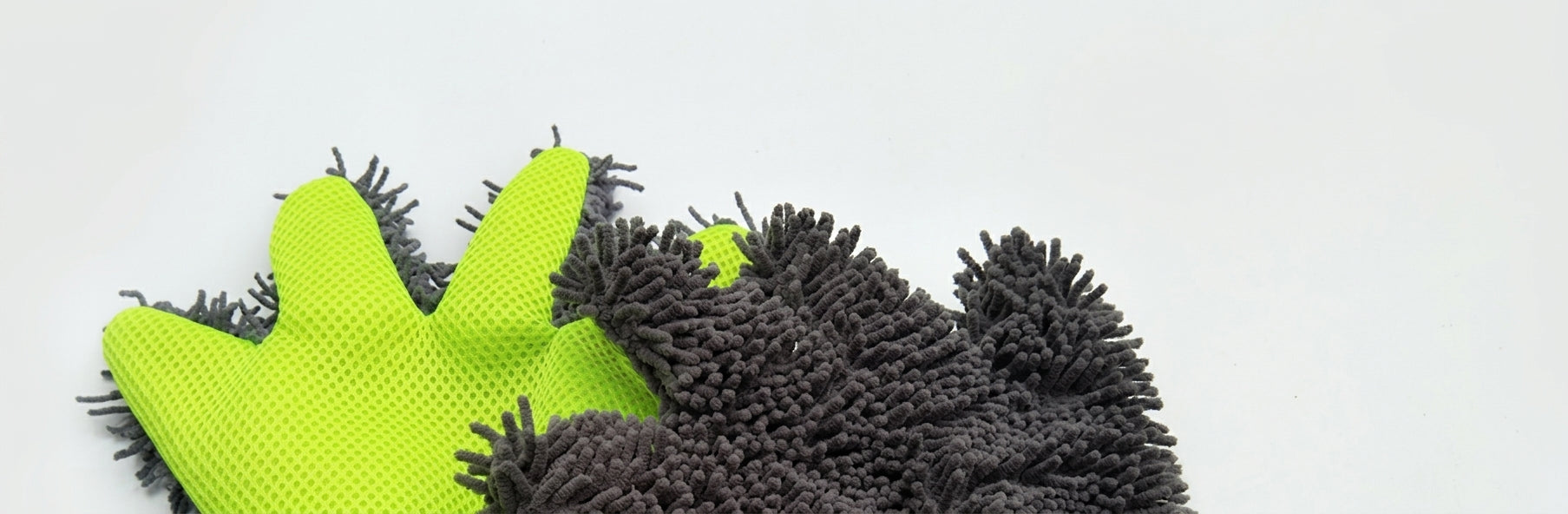 Fride Rich Velvet Thickened Car Wash Gloves Housekeeping Cleaning Gloves Sandwich Mesh Hole Wipe Gloves