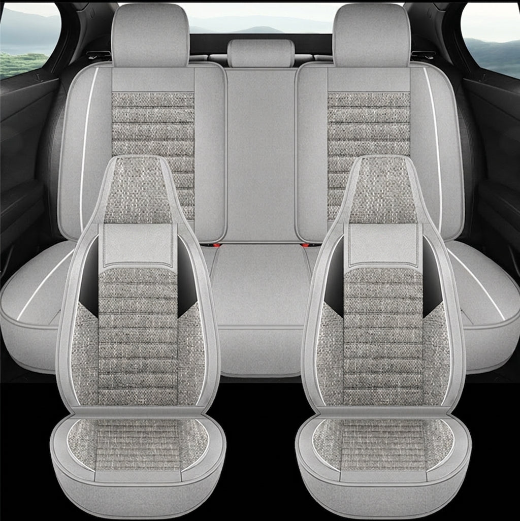25 years new linen split head car seat cushion four seasons universal seat cover original piece drop shipping cross-border wholesale