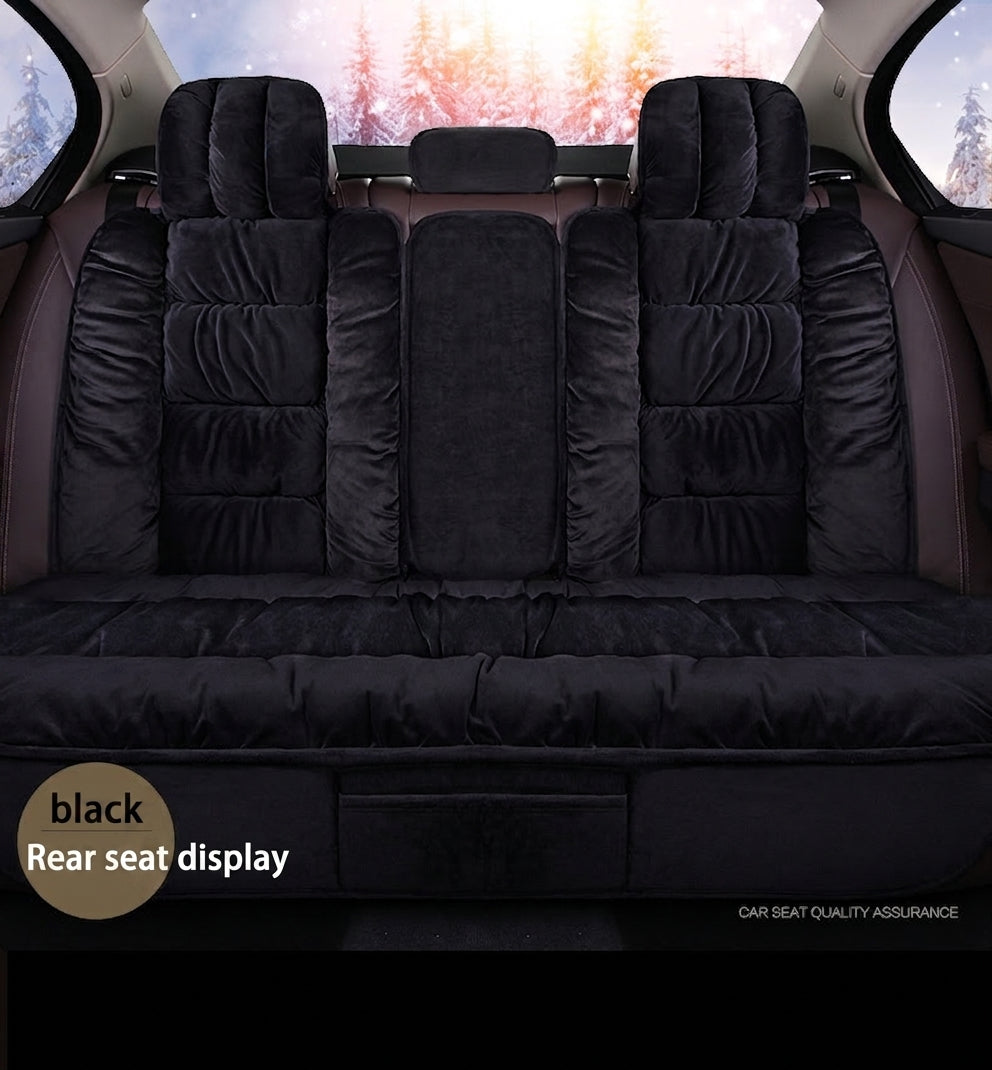 Winter short plush car seat cushion new winter car fleece seat cover universal down all-inclusive seat cushion wholesale