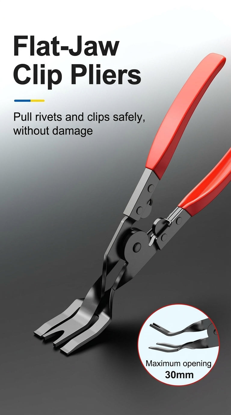 Lansheng car clip light opener pliers, headlight modification door panel audio system disassembly screwdriver, car tools, rivet car pliers