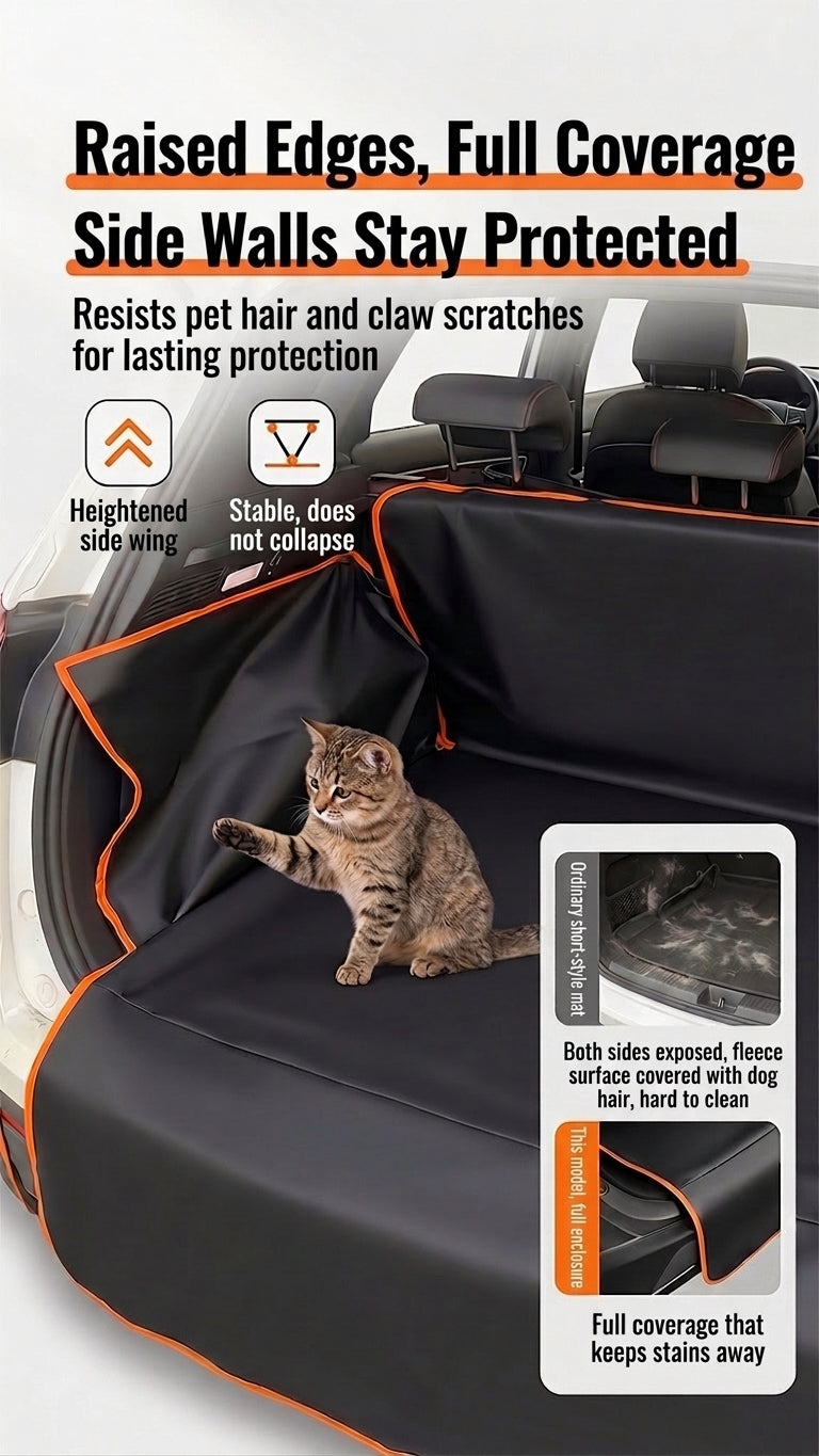 Car trunk pad, car pet pad, anti-dirt and scratch-resistant enlarged rear seat pad, waterproof pet seat pad
