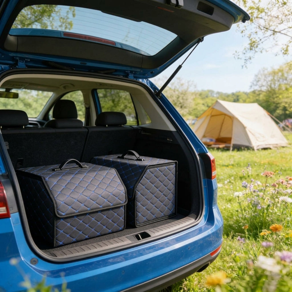Car trunk folding storage box, multifunctional car storage box, in-car miscellaneous storage box, wholesale supplies