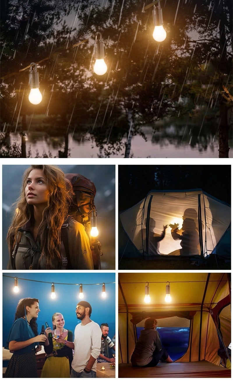 Camping & Outdoor Ambient Lamp with Solar Charging