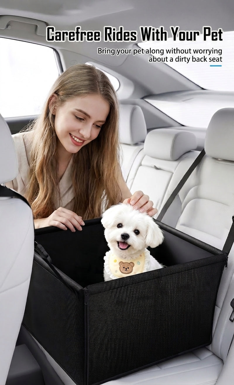 Cross-border best-selling car pet cushion: Oxford fabric for the car, rear seat waterproof and dirt-resistant, portable and foldable
