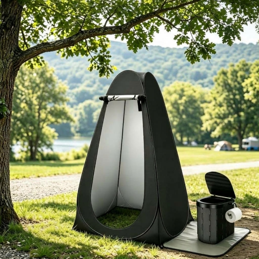 Fishing, shower, bathing artifact, outdoor camping, fishing, changing clothes, simple and portable, portable portable toilet, warm tent, toilet