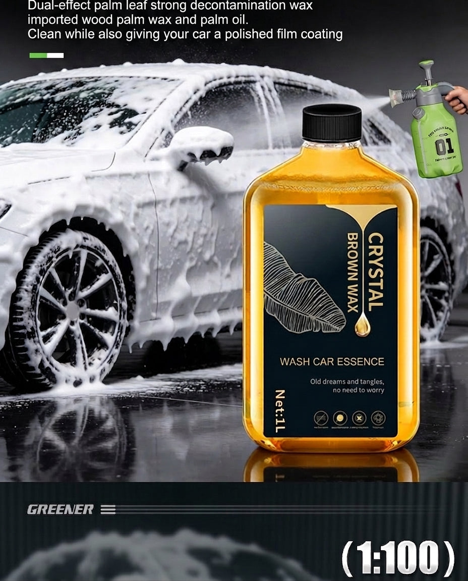 Green Forest Car Wash Tool Complete Set, Household Mop, Car Cleaning Tool, Self-Service Car Brushing Supplies Without Damage