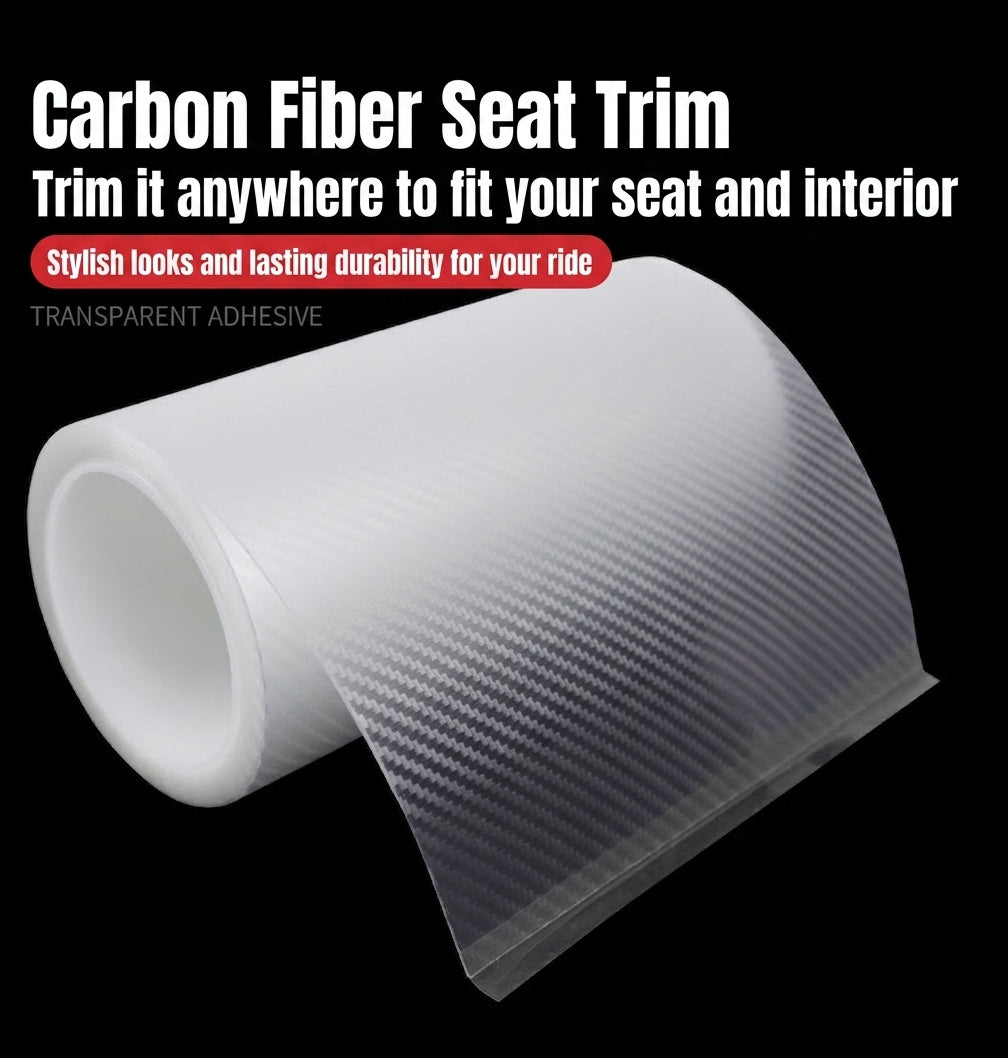 Car sill strips, carbon fiber bumper anti-collision strips, anti-stepping paste, carbon fiber pattern, universal body film stickers, decorative strips