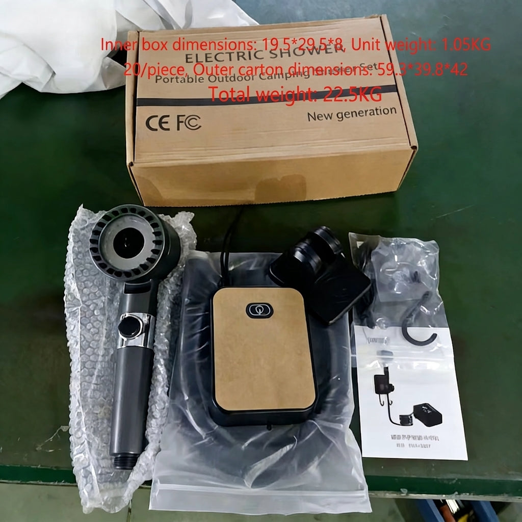 Portable Electric Shower Pump with Battery