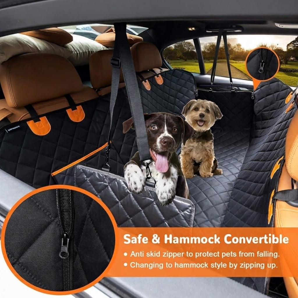 Pet Car Seat Cover Rear Full Coverage Waterproof