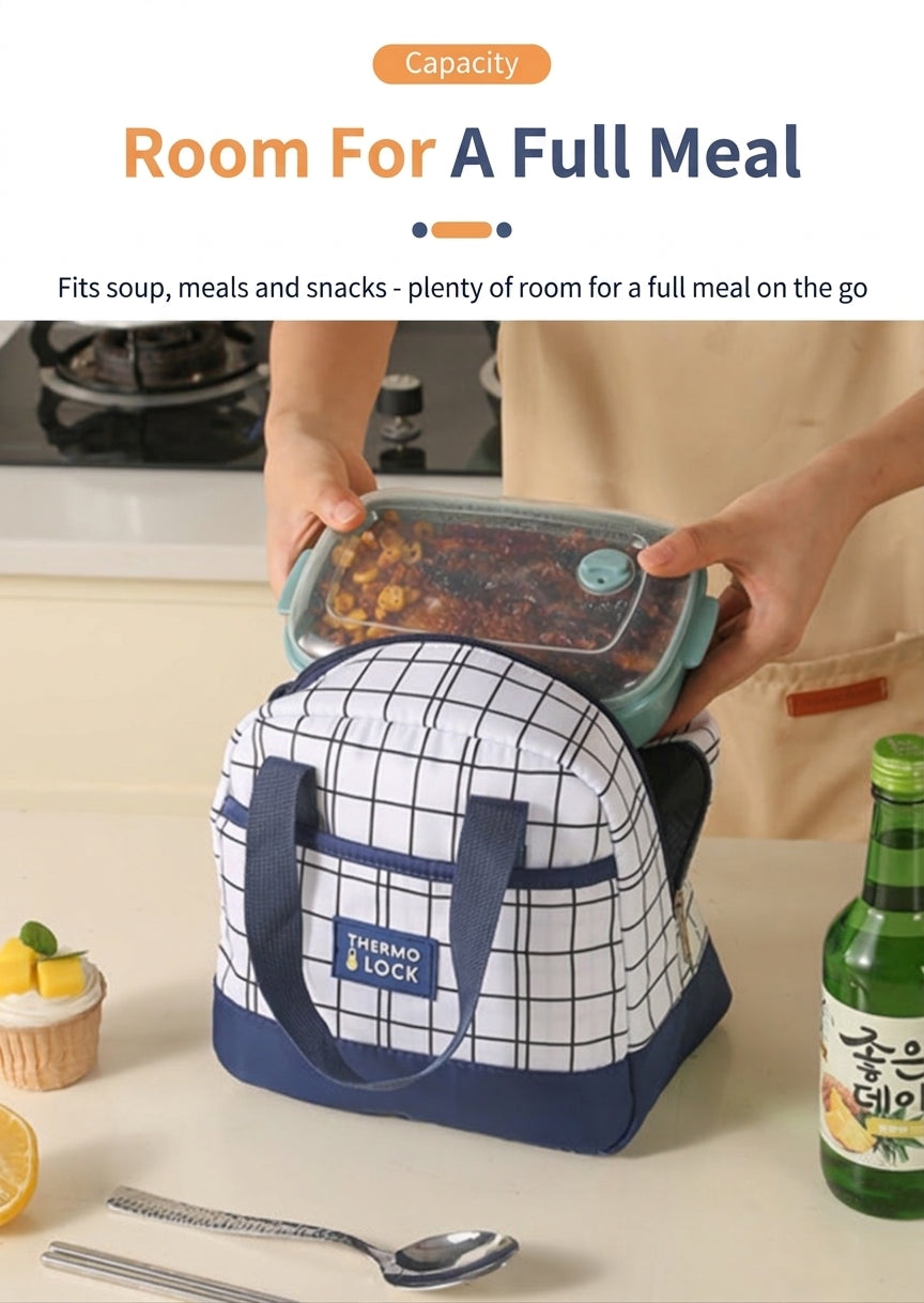 Lunch Bag, Insulated Portable Lunch Box