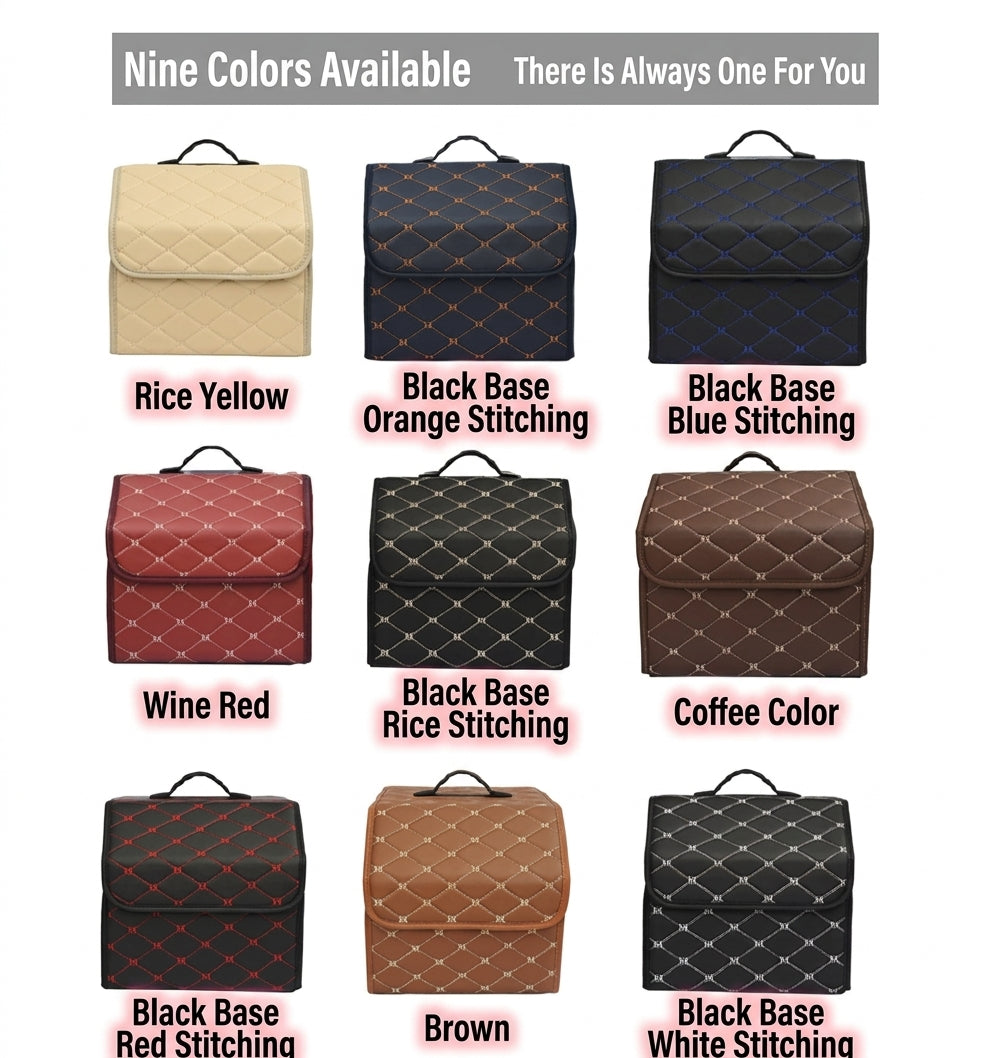 Wholesale cross-border car trunk folding storage boxes, camping storage boxes, outdoor picnic organizer storage boxes