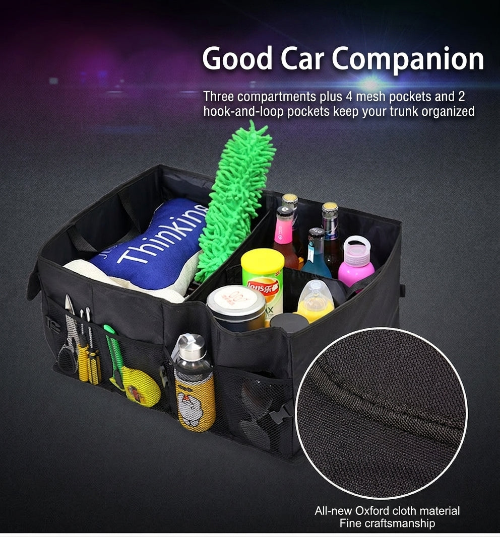 Cross-border cargo source: Oxford cloth for cars, trunk storage bags, multifunctional foldable storage boxes for car use, storage boxes