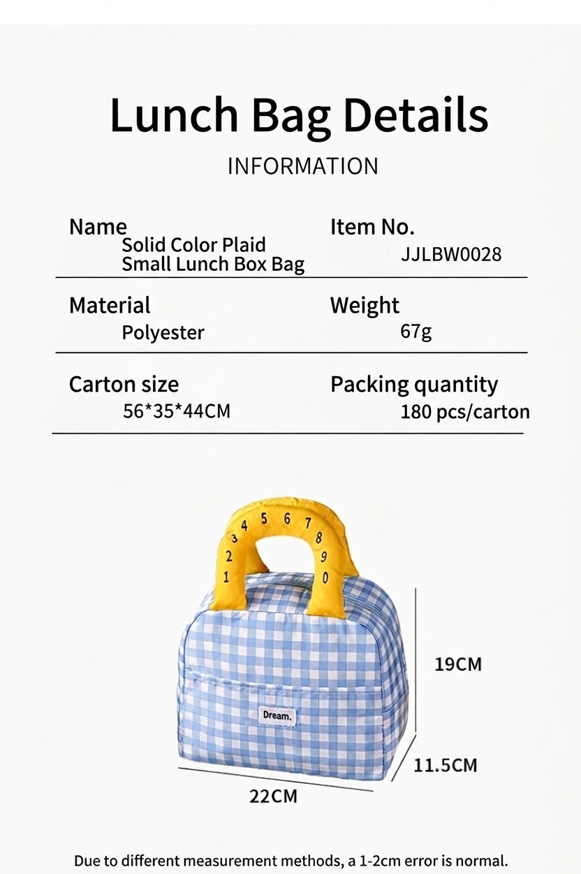Insulated Lunch Box Bag, Portable Large Capacity