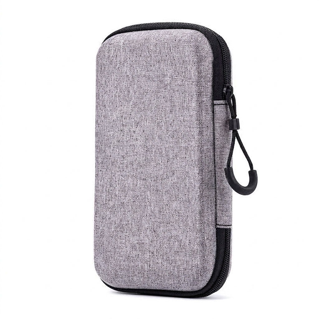 Snowflake Cloth EVA Headphone Bag, Power Bank Hard Drive Bag, Dragon Cloth Earphone Storage Box, Pressure-Resistant Zipper Bag