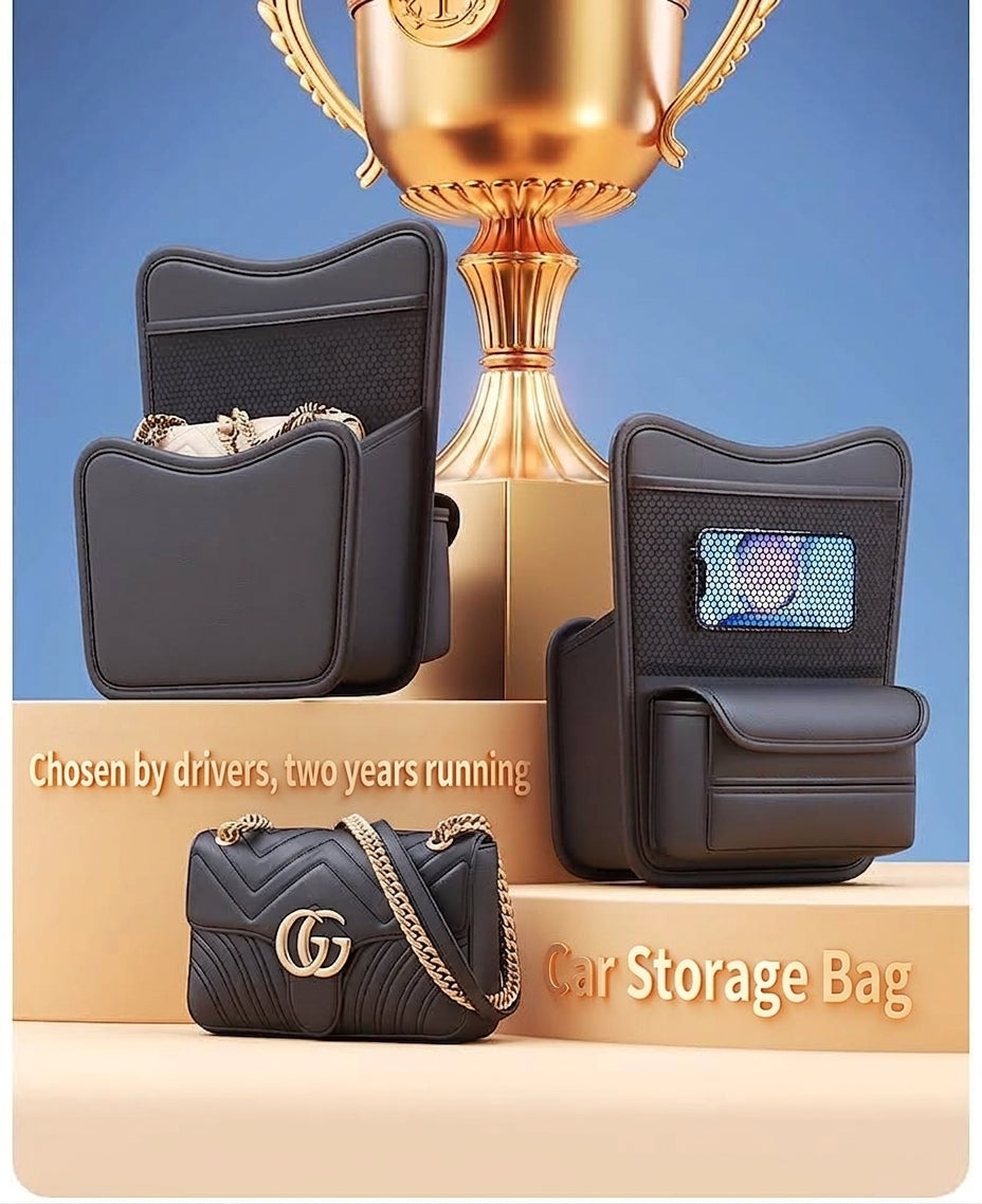 Car middle seat storage, car storage, hanging bag, multi-functional central control bag, car essential supplies in stock