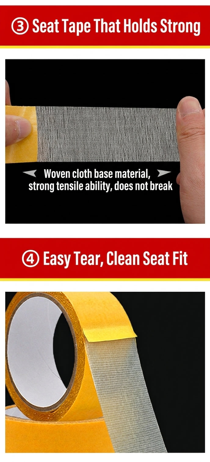 Grid double-sided cloth base adhesive high viscosity and non-trace cloth base tape carpet floor mat sofa cushion fixed adhesive backing