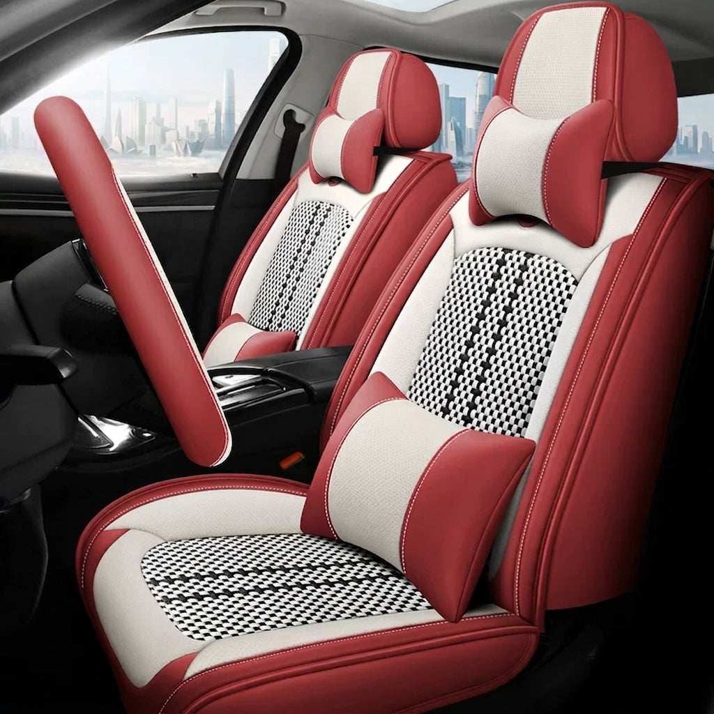 Car Seat Cushion Leather Seat Cover Seat Cushion All Inclusive Four Seasons 24 New Car Cover Seat Cover Leather Four Seasons All Inclusive