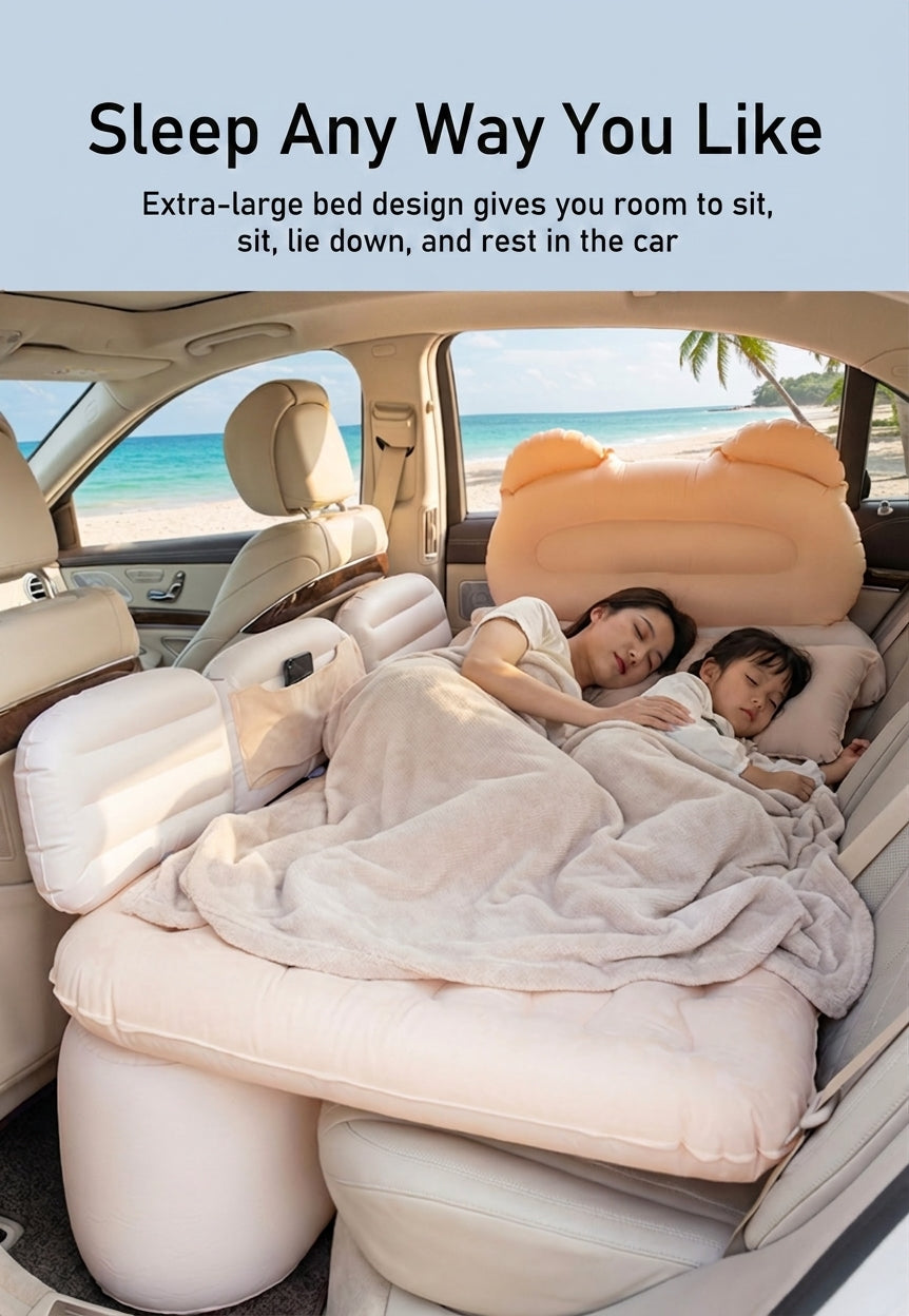Car air bed car air bed car rear seat sleeping pad car children sleeping artifact car travel mattress