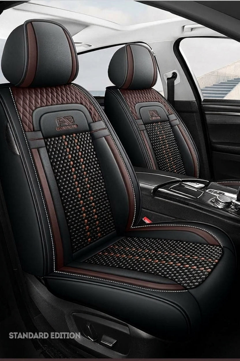 Car seat cushion new all-enclosed special seat cover four seasons universal leather seat cover summer ice silk cartoon seat cushion cover