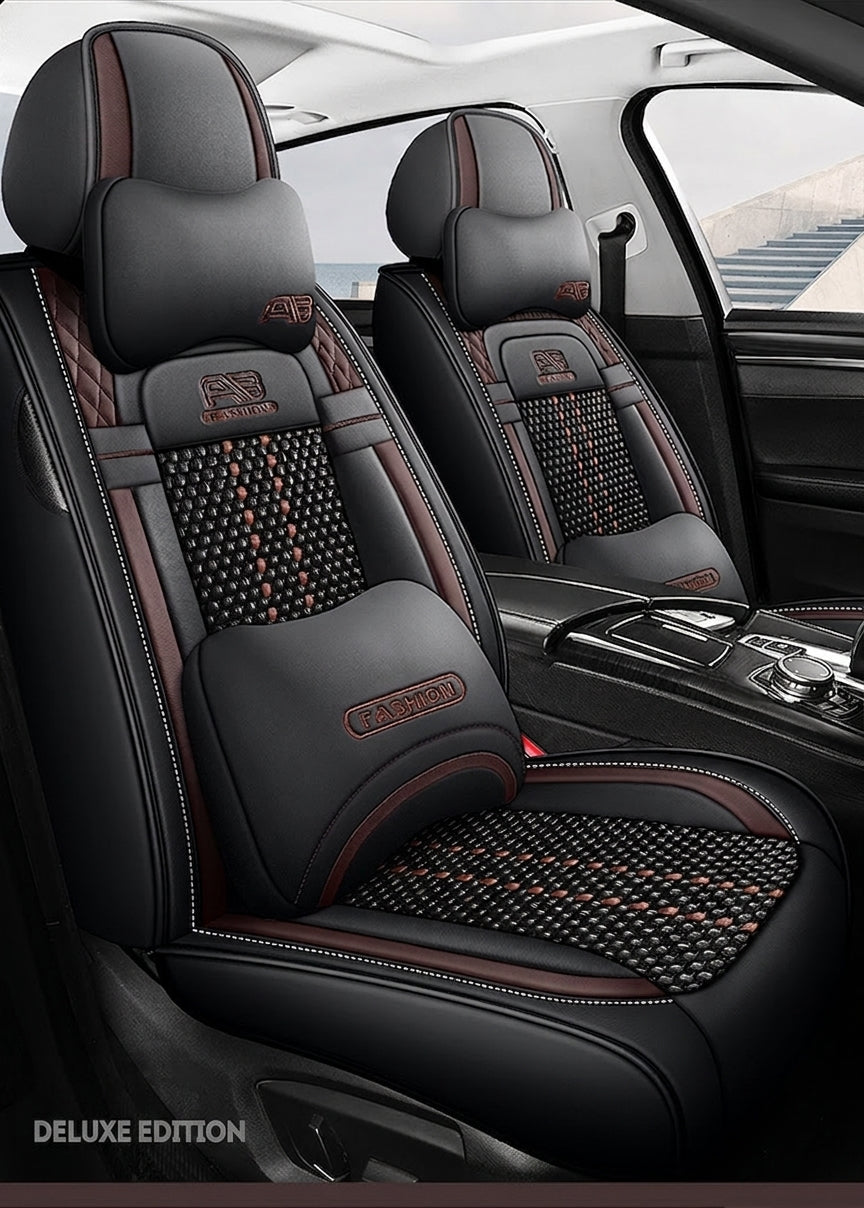 Car seat cushion new all-enclosed special seat cover four seasons universal leather seat cover summer ice silk cartoon seat cushion cover