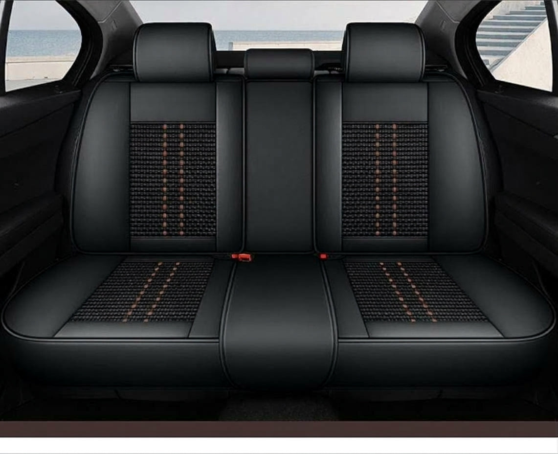 Car seat cushion new all-enclosed special seat cover four seasons universal leather seat cover summer ice silk cartoon seat cushion cover