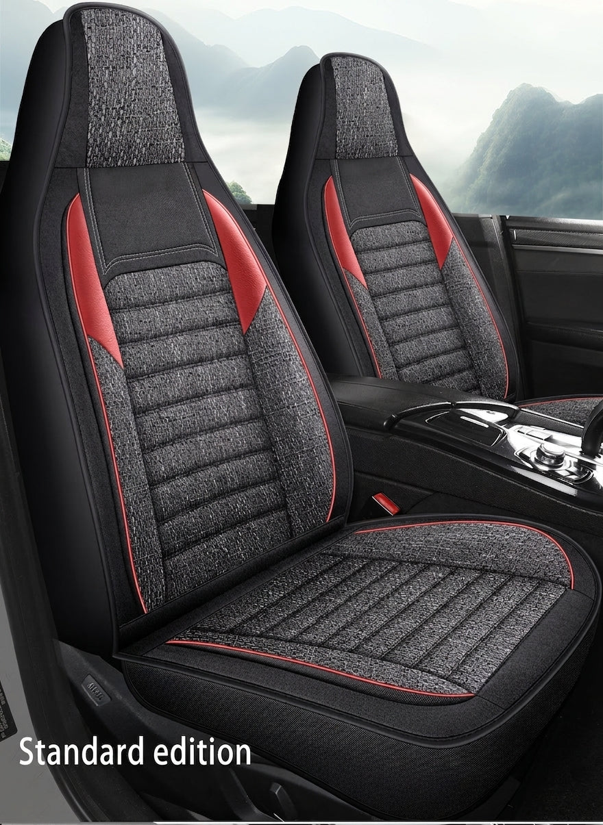 25 years new linen split head car seat cushion four seasons universal seat cover original piece drop shipping cross-border wholesale