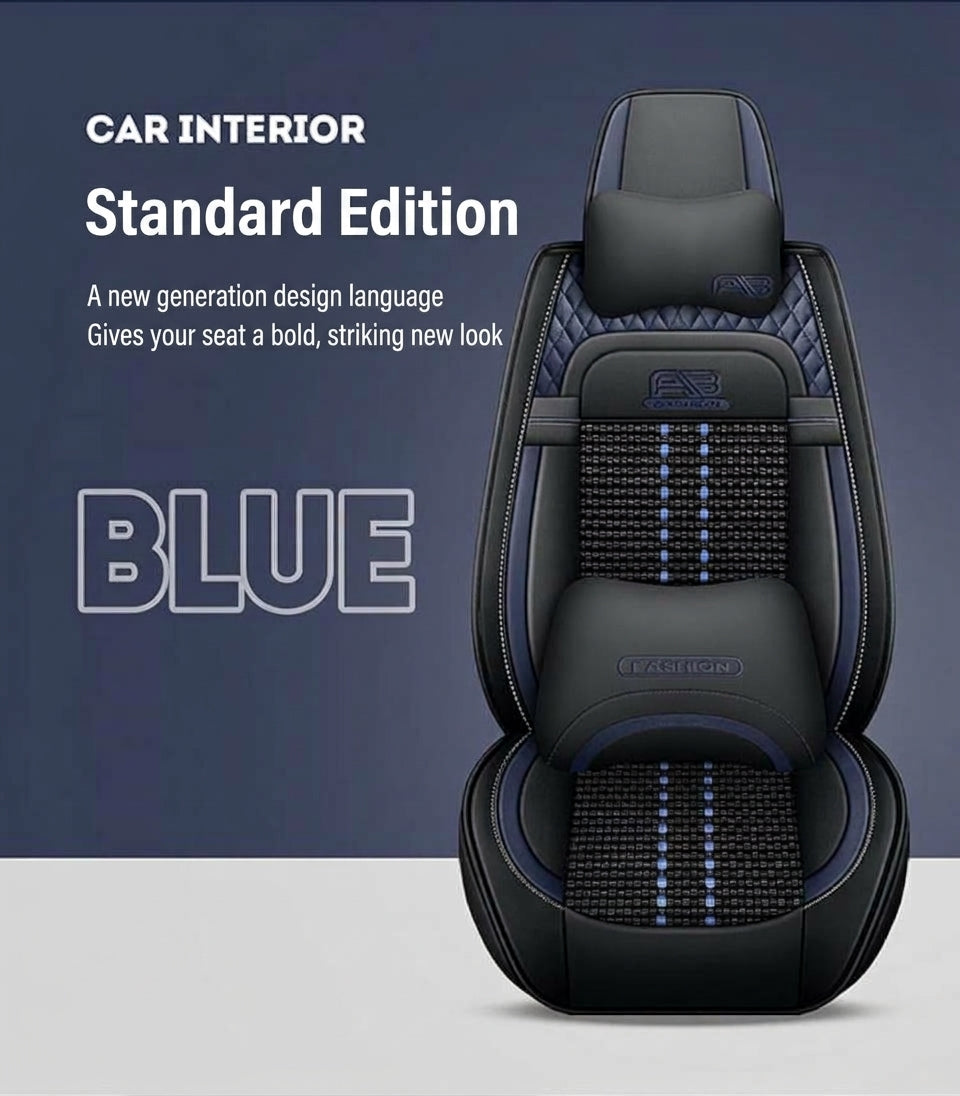 Car seat cushion new all-enclosed special seat cover four seasons universal leather seat cover summer ice silk cartoon seat cushion cover