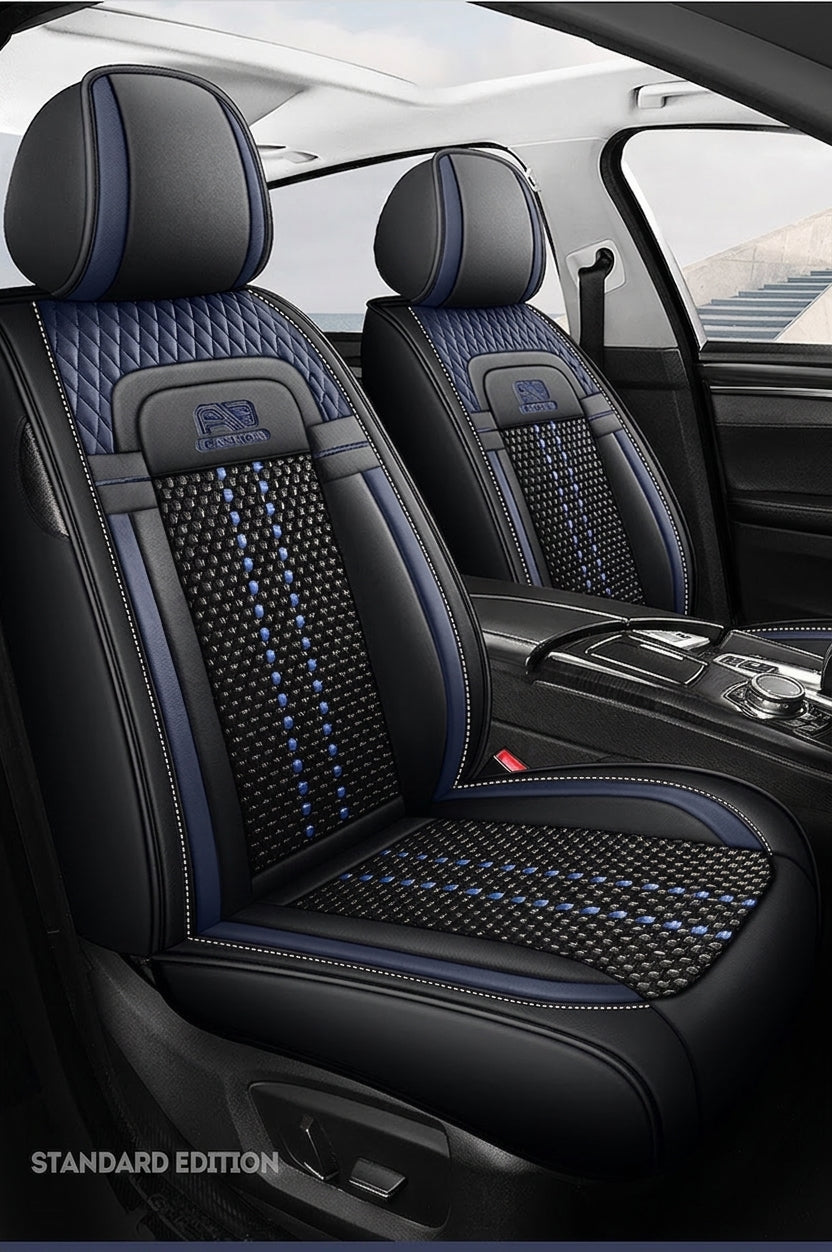 Car seat cushion new all-enclosed special seat cover four seasons universal leather seat cover summer ice silk cartoon seat cushion cover