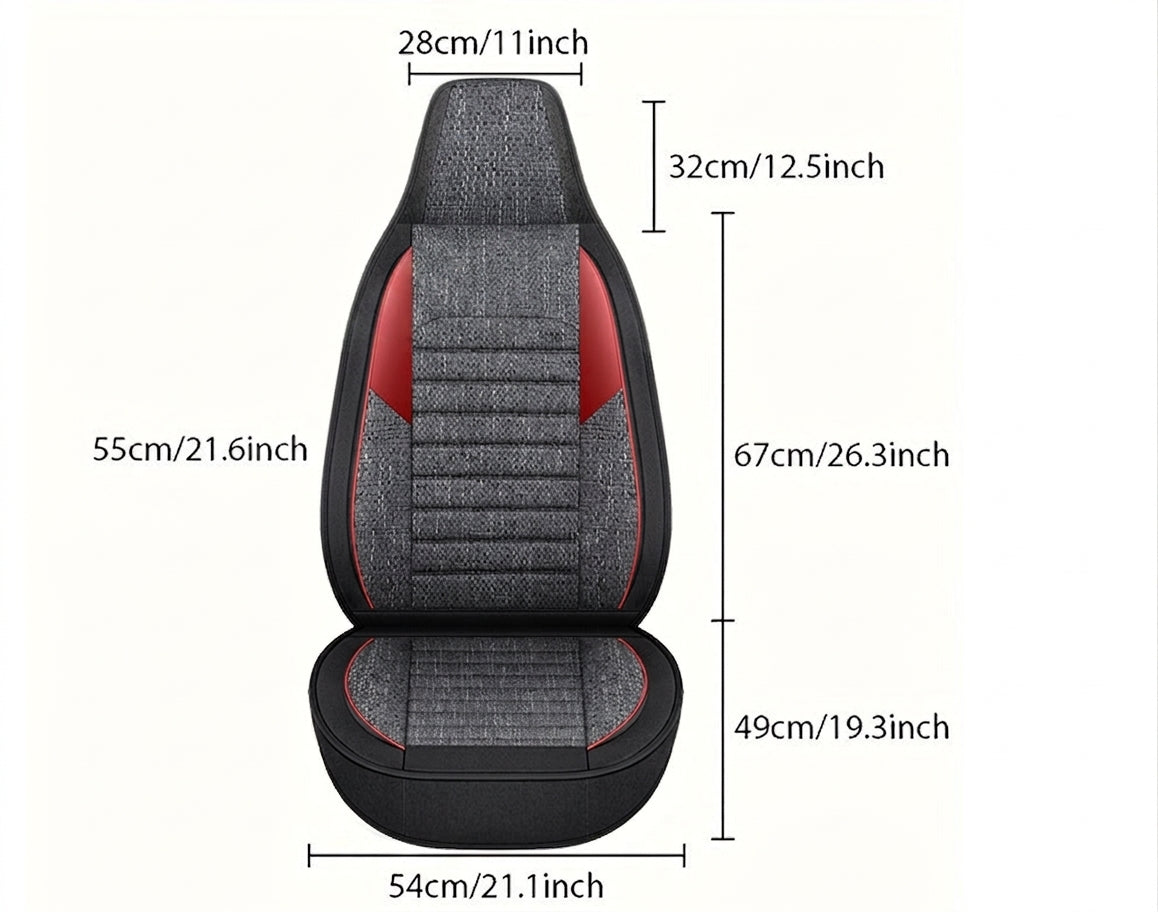 25 years new linen split head car seat cushion four seasons universal seat cover original piece drop shipping cross-border wholesale