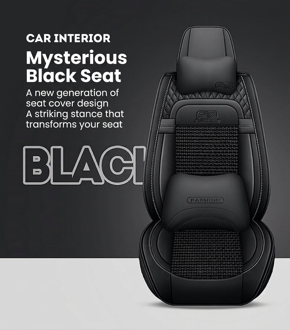 Car seat cushion new all-enclosed special seat cover four seasons universal leather seat cover summer ice silk cartoon seat cushion cover