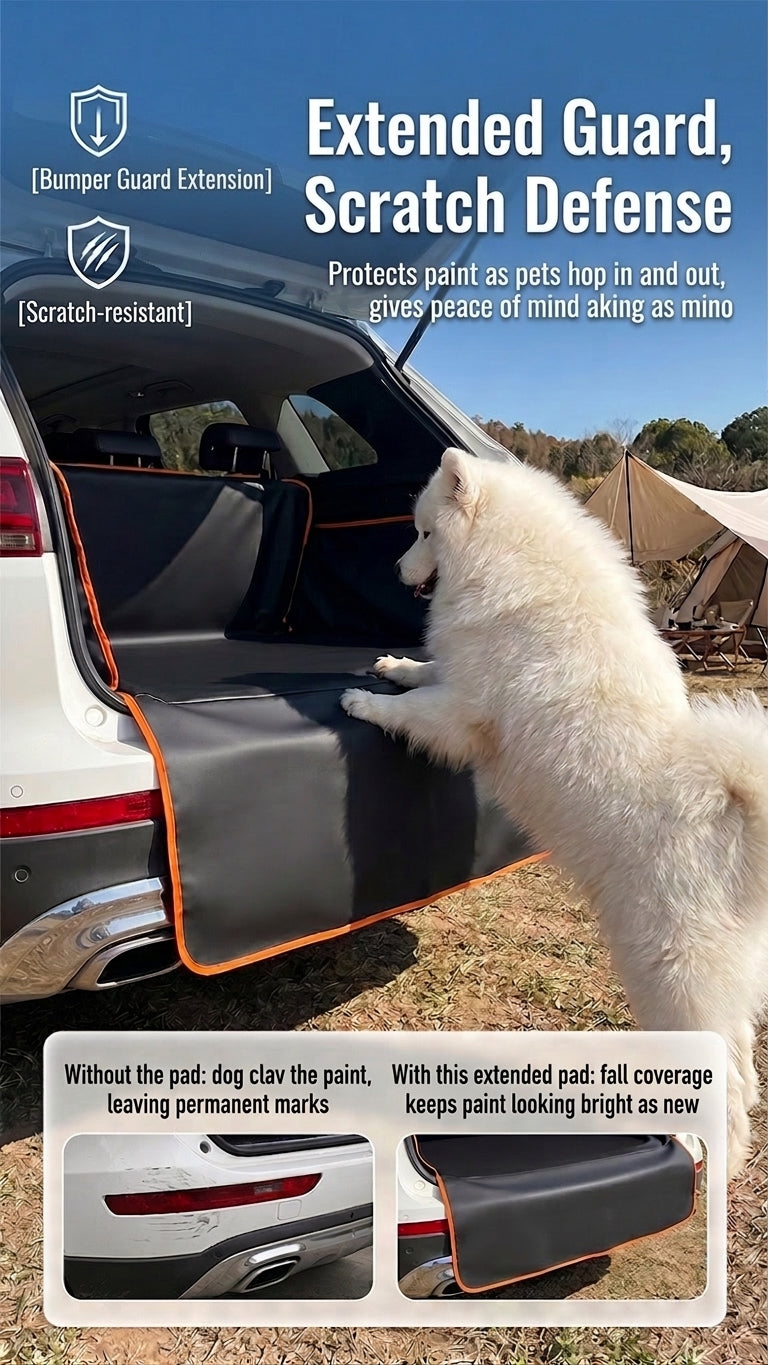 Car trunk pad, car pet pad, anti-dirt and scratch-resistant enlarged rear seat pad, waterproof pet seat pad
