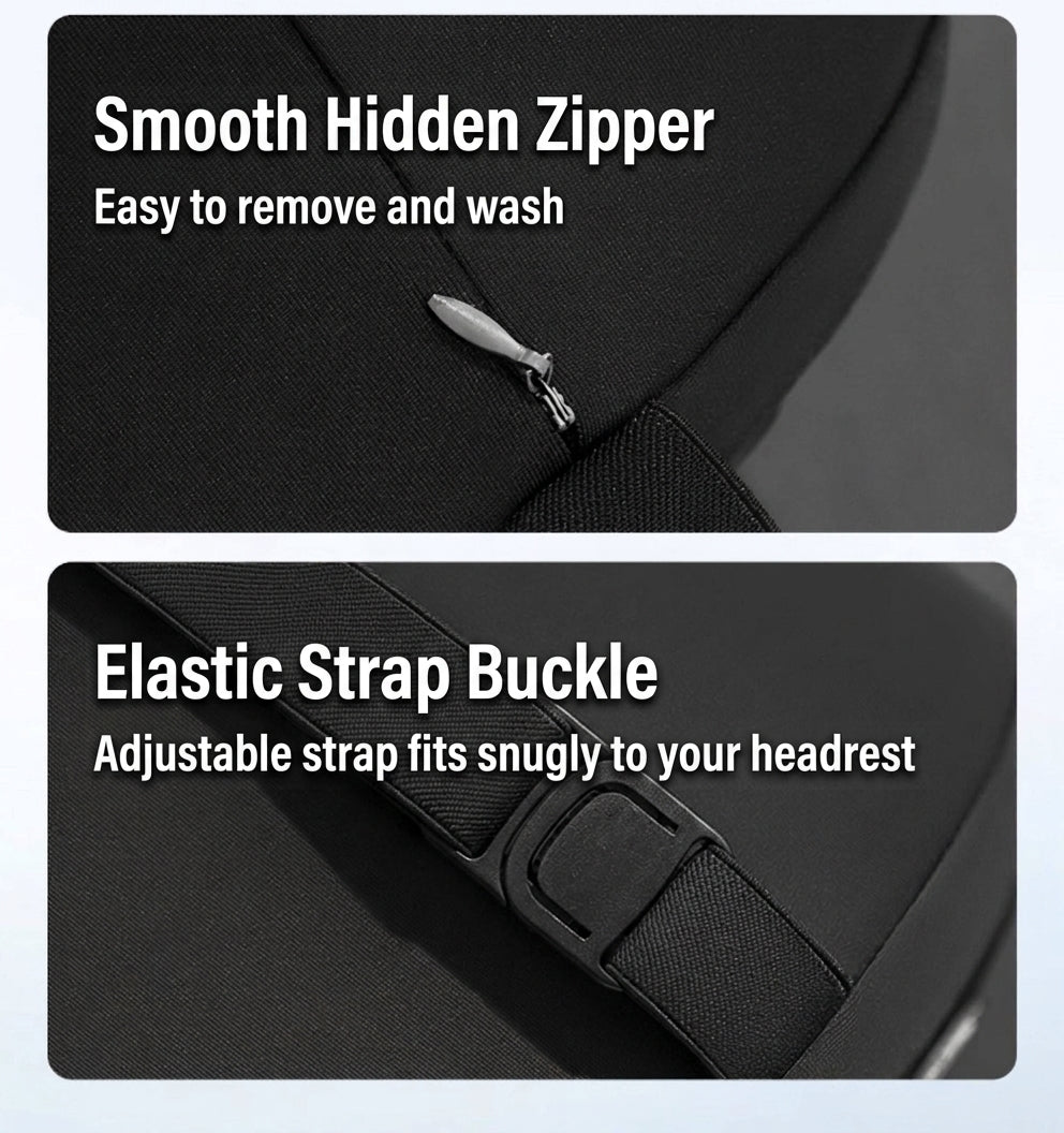 Car headrest neck pillow car aviation grade neck pillow car seat summer driving headrest pillow