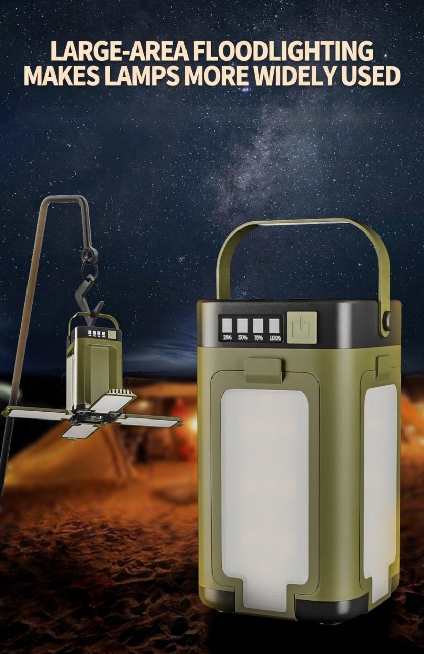 Solar Camping Light with Folding Design