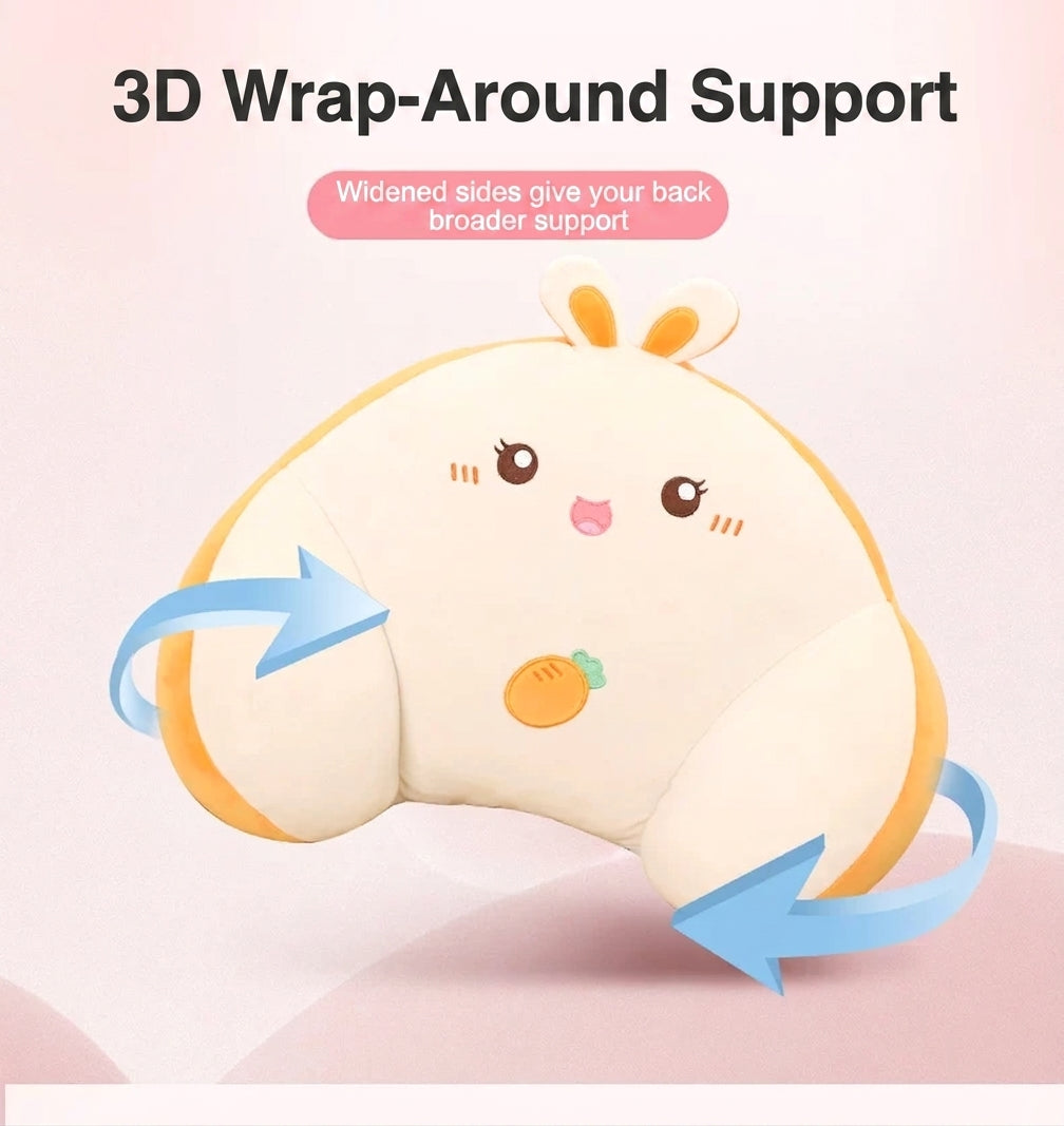 Car lumbar support, driver's seat backrest cushion, car headrest, lumbar support pad, internet-famous women's driving lumbar support tool
