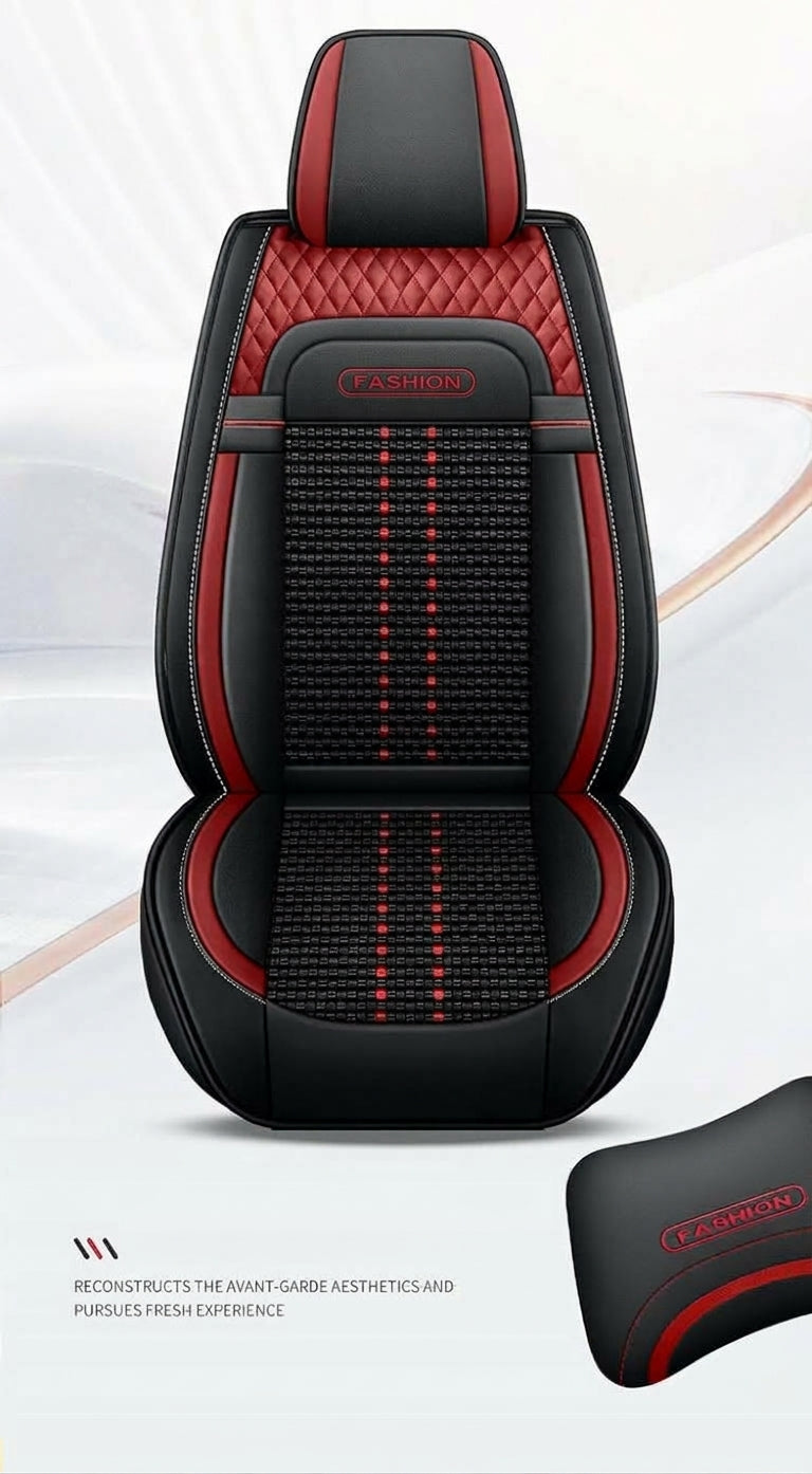 Car seat cushion new all-enclosed special seat cover four seasons universal leather seat cover summer ice silk cartoon seat cushion cover