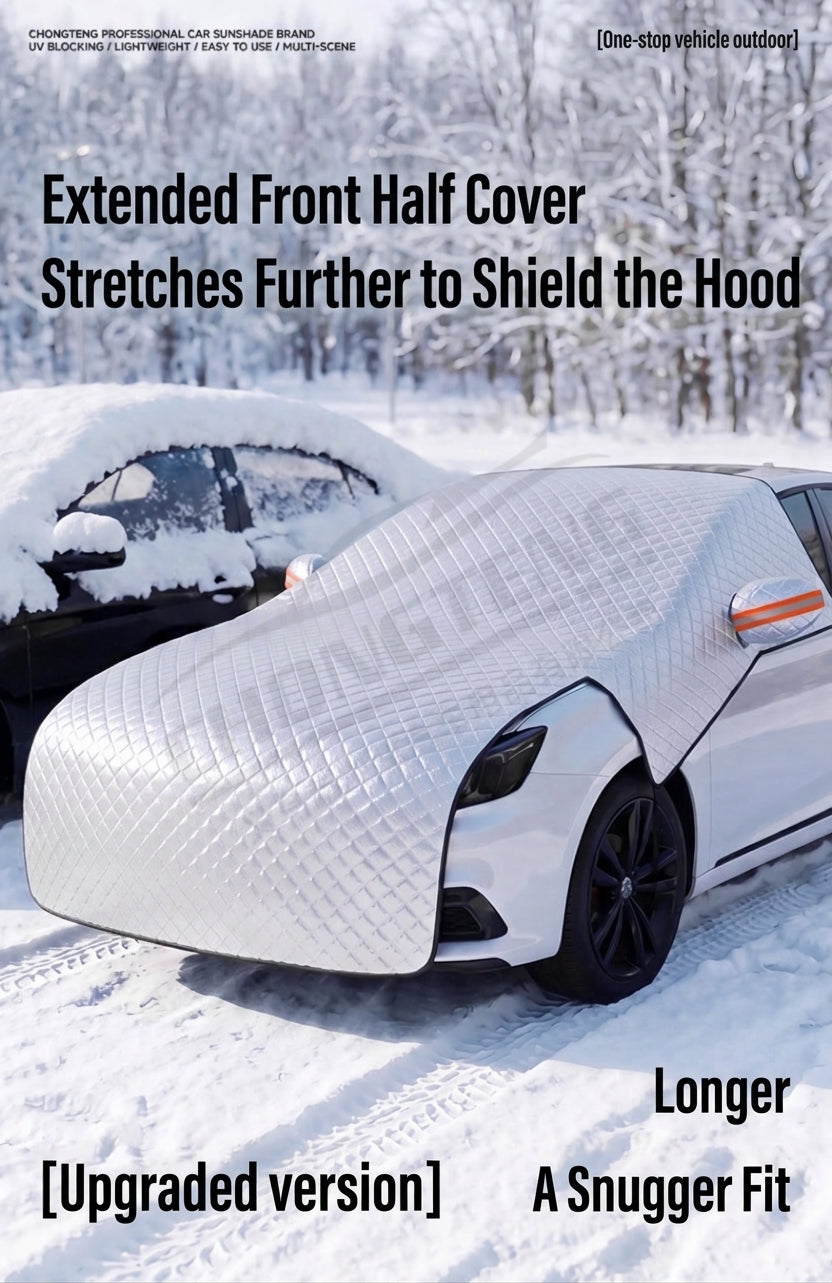 Car Hood & Windshield Snow Cover - Front Half