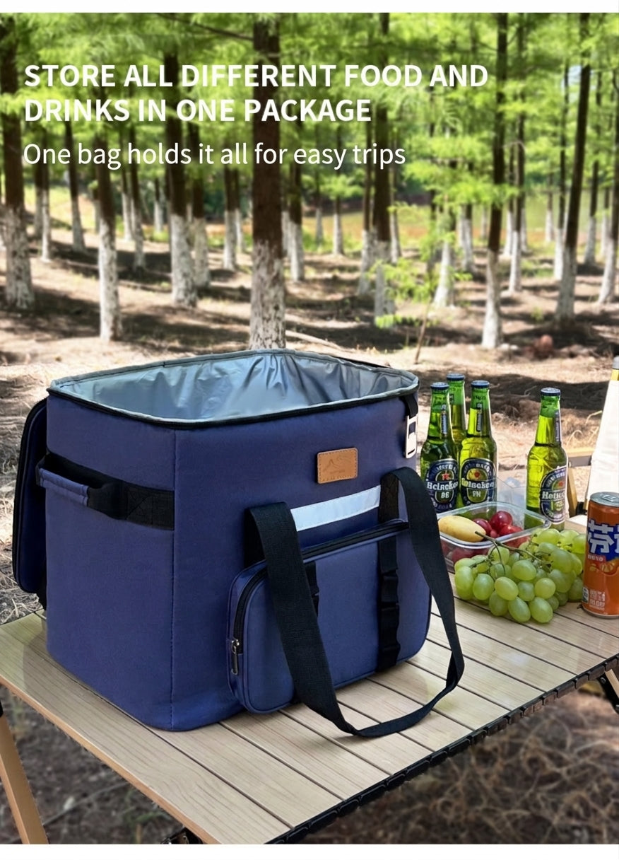 Insulated Picnic Cooler Bag - Multiple Colors