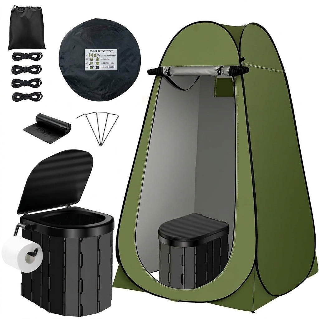 Fishing, shower, bathing artifact, outdoor camping, fishing, changing clothes, simple and portable, portable portable toilet, warm tent, toilet