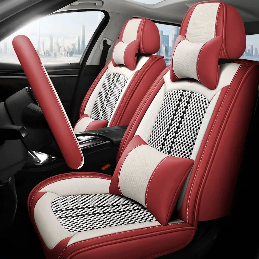 Car Seat Cushion Leather Seat Cover Seat Cushion All Inclusive Four Seasons 24 New Car Cover Seat Cover Leather Four Seasons All Inclusive