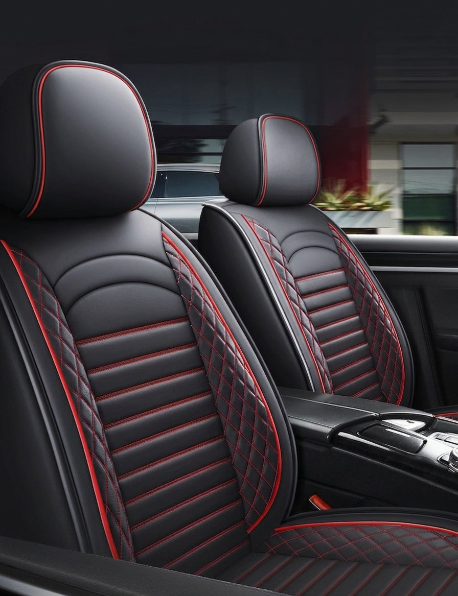 New all-season universal cartoon car seat cushion wholesale, premium feel, full leather, full coverage for small passenger car seat cushions